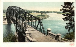 Schell Memorial Bridge East Northfield, MA Postcard Postcard