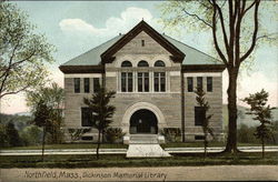 Dickinson Memorial Library Postcard