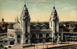 S&A Station Postcard