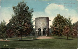 Old Mill Institute Park Postcard