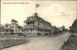 Ocean View Hotel Oak Bluffs, MA Postcard Postcard