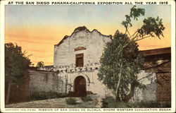 Mission of San Diego de Alcala, Where Western Civilization Began Postcard