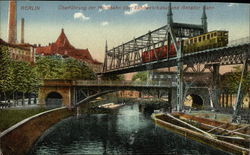 Elevated Railway Berlin, Germany Postcard Postcard