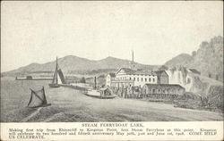 Steam Ferryboat Lark Postcard