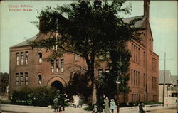 Center School Postcard