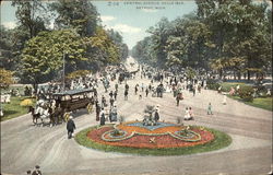 Central Avenue - Belle Isle Postcard