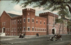 State Armory Chelsea, MA Postcard Postcard