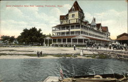 Hotel Pemberton from Boat Landing Postcard