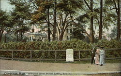 Birthplace James Russell Lowell, Built 1767 Postcard