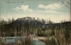 High Rock Needham, MA Postcard Postcard