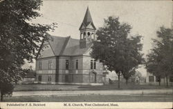 M.E. Church West Chelmsford, MA Postcard Postcard