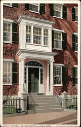 Doorway, 26 Chestnut Street Postcard