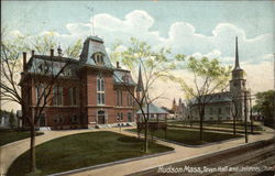 Town Hall and Unitarian Church Town Hall and Unitarian Church
