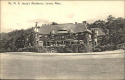 Mr. M. K. Jesup's Residence Lenox, MA Postcard Postcard