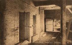 Town Hall - Prison Cells Postcard