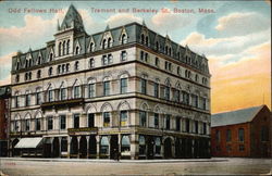 Odd Fellows Hall Postcard