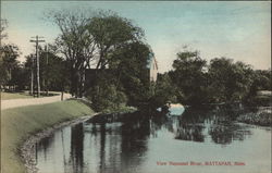 Neponset River Mattapan, MA Postcard 