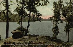 North Pond from Rocky island Looking South Milford, MA Postcard Postcard