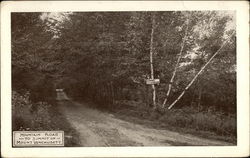 Mountain Road to Summit of Mount Wachusett Postcard