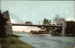 Looking Toward Chain Bridge Postcard