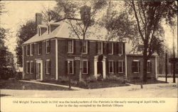 Old Wright Tavern Concord, MA Postcard Postcard