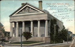 View of Pilgrim Hall Postcard