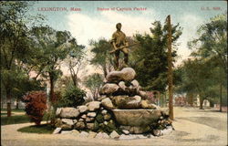 Statue of Captain Parker Postcard