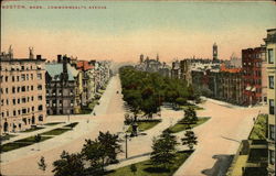 Commonwealth Avenue Postcard