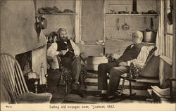 Sailing Old Voyages Over, Sconset, 1882 Postcard