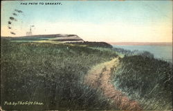 The Path to Sankity Nantucket, MA Postcard Postcard