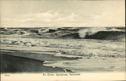 An Ocean Symphony Nantucket, MA Postcard Postcard