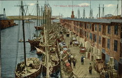 "T" Wharf Postcard