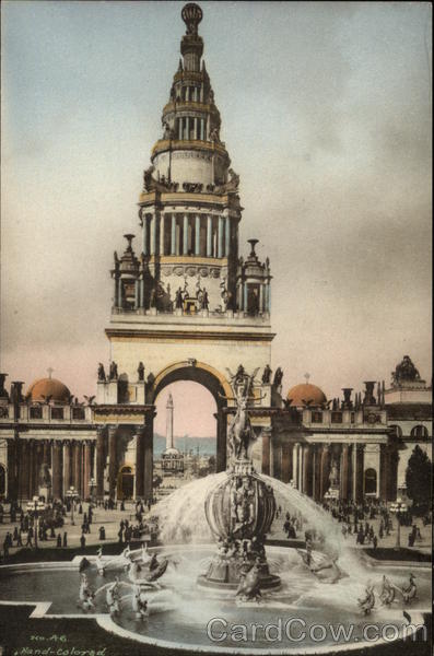 Tower of Jewels and Fountain of Energy 1915 Panama-Pacific Exposition