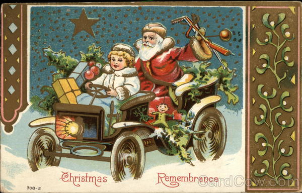 Christmas Remembrance with Santa & Child Santa Claus