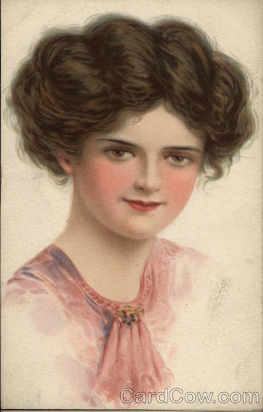 Young Woman with Rosy Cheeks Women
