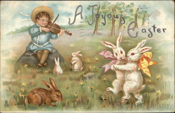 A Joyous Easter With Bunnies