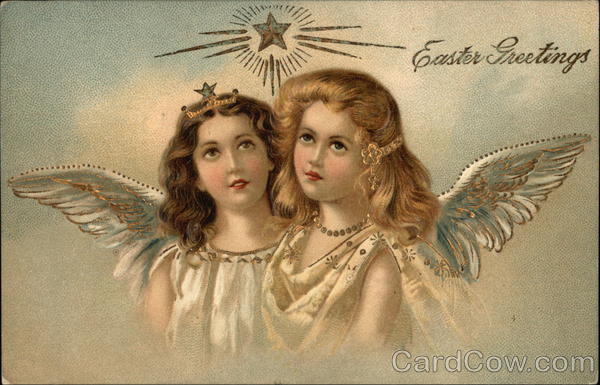Easter Greetings with Angels