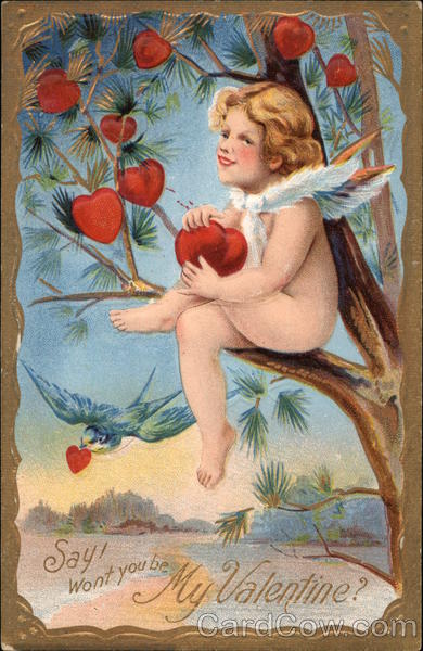 Say! Won't You be My Valentine? Cupid