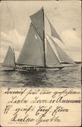 S.M.Y. Orion Sailboats Postcard Postcard