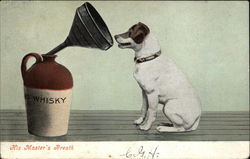 His Master's Breath Postcard