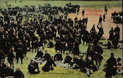 Scenes in Belgium After the Battle of Haelen Postcard
