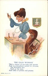 The Club Woman Postcard