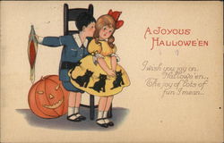 A Joyous Halloween Postcard