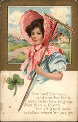 Four Leaf Clover Postcard