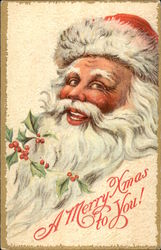 A Merry Xmas to You! Santa Claus Postcard Postcard