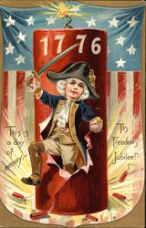 Boy Soldier Celebrating 4th of July Boy Soldier Celebrating 4th of July