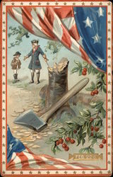 Washington's Birthday Postcard