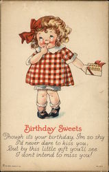 Birthday Sweets Postcard Postcard