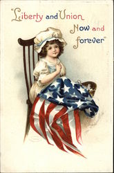 "Liberty and Union Now and Forever" Postcard