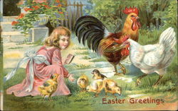 Easter Greetings Postcard